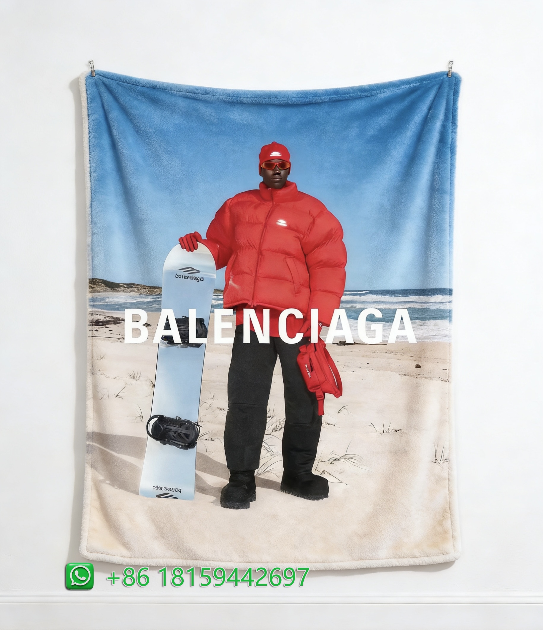 Balenciaga Throw Blankets